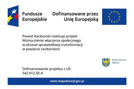 Projekt „Wzmocnienie włączenia społecznego w okresie sprawiedliwej transformacji w powiecie raciborskim”