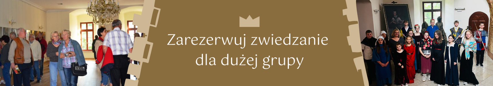 Zarezerwuj zwiedzanie dla dużej grupy