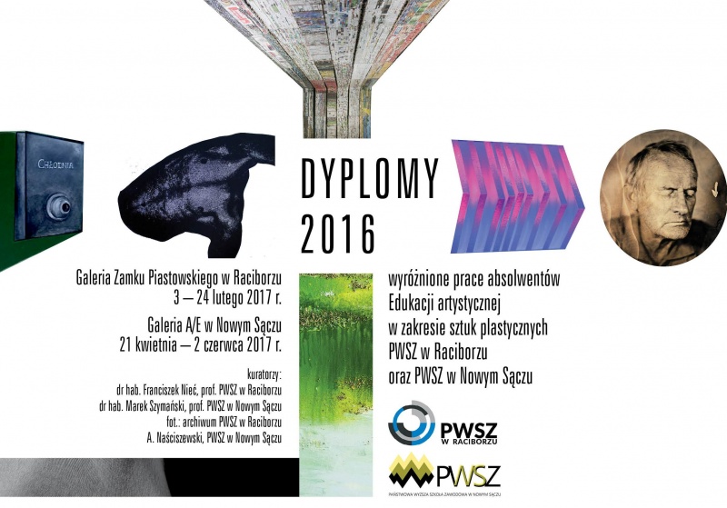 DYPLOMY 2016 – wystawa prac absolwentów Edukacji artystycznej - 25.1.2017 r.