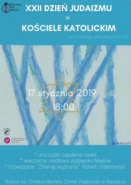 „Nie przychodzę, żeby zatracać”, czyli XXII Dzień Judaizmu w Kościele katolickim w Polsce