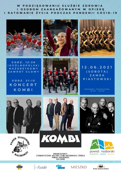 I Ogólnopolski Mażoretkowy Zawrót Głowy oraz koncert Zespołu „Kombi”