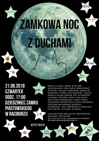 Już we czwartek VII Zamkowa Noc z Duchami na Zamku Piastowskim. Poznajcie program!!!