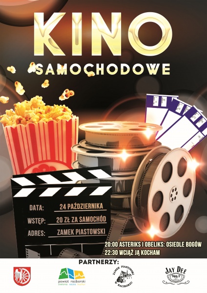 Kino plenerowo-samochodowe już w sobotę na Zamku Piastowskim