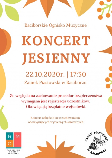 Zamek Piastowski zaprasza na Koncert Jesienny