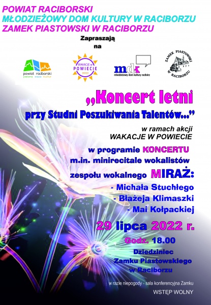 Koncert letni przy Studni Poszukiwania Talentów...