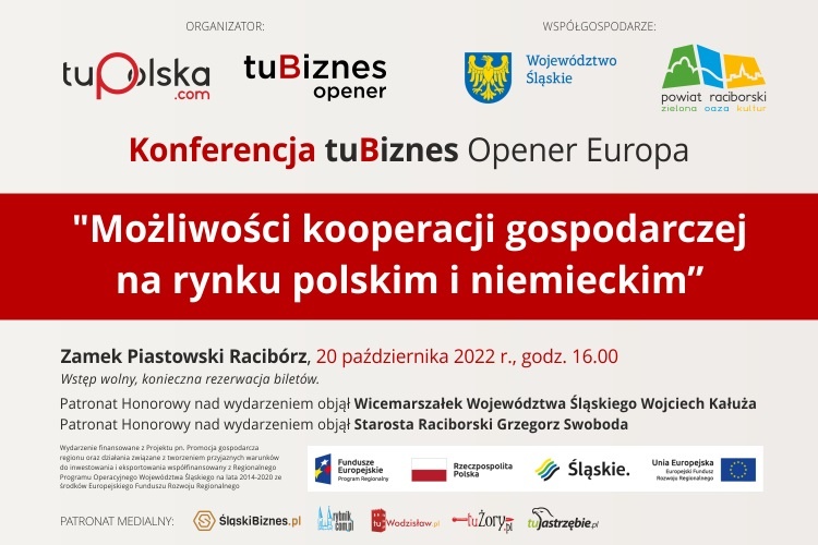 Konferencja tuBiznes Opener Europa niebawem na Zamku Piastowskim