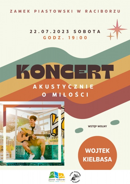 Koncert „Akustycznie o miłości” niebawem na Zamku Piastowskim