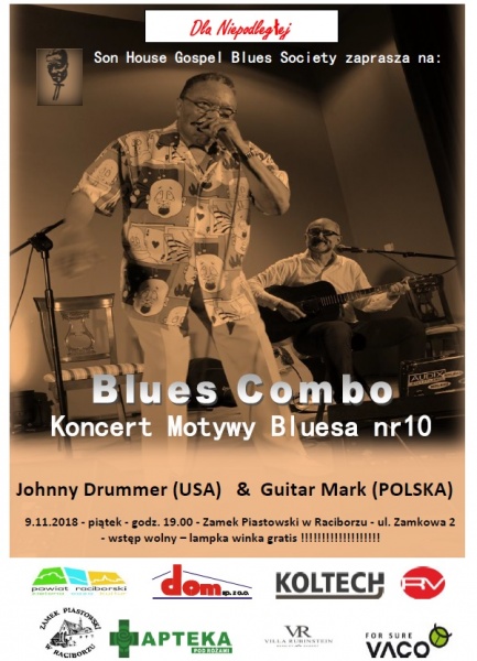 „Blues Combo”. Koncert Motywy Bluesa nr 10 wkrótce na Zamku Piastowskim