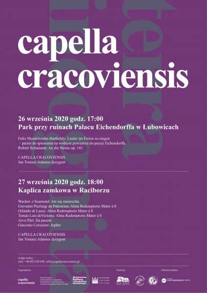 „Capella Cracoviensis” wystąpi w kaplicy zamkowej