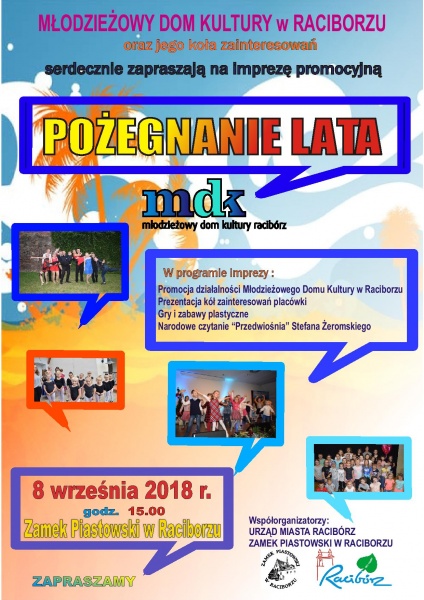 „Pożegnanie Lata” - impreza plenerowa niebawem w dawnej siedzibie Piastów