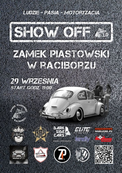 Show Off Ludzie - Pasja - Motoryzacja już w niedzielę na Zamku Piastowskim