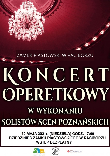 „Przeboje operetkowe i inne” - koncert operetkowy w sobotę na Zamku Piastowskim