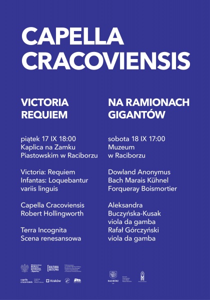 Victoria: Requiem - Capella Cracoviensis niebawem wystąpi w kaplicy zamkowej