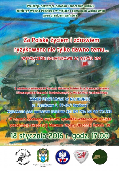 Za Polskę życiem i zdrowiem ryzykowano (1) - 11.1.2016 r.