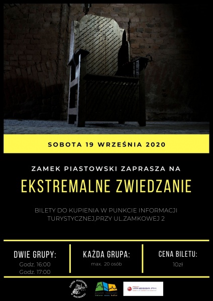 Zamek Piastowski zaprasza na II edycję Ekstremalnego Zwiedzania