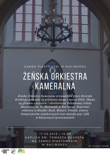 Żeńska Orkiestra Kameralna zagra na Zamku Piastowskim